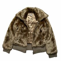 Rare Japanese Label MORGAN fur jacket g.o.a goa ifsixwasnine kmrii share spirit lgb archive TORNADO MART 14th addiction y2k _画像2