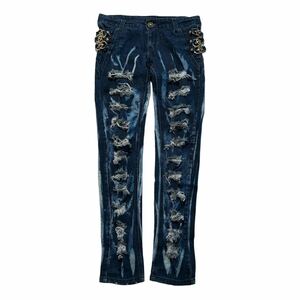 Rare Japanese Label Y2K Design denim pants 14th addiction share spirit ifsixwasnine tornado mart lgb goa kmrii archive 00s