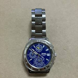 used SEIKO 腕時計　クロノ　デイト　V657-9010 稼動品　電池交換済み