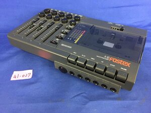 ★４１―０２７★マルチトラックレコーダー　フォステクス X-18 マルチトラッカー 専用アダプター欠品 通電確認済 音響機器 カセット[80]