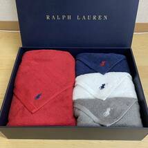 RALPH LAUREN ラルフローレン バスタオル1枚　 フェイスタオル3枚　no.129 _画像1