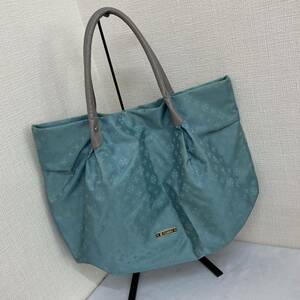 russet Russet tote bag light blue nylon leather no.81