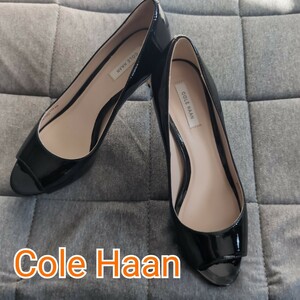 ★人気★　Cole Haan　コールハーン パンプス 黒 ブラック　ヒール　ピンヒール　シューズ　靴　ハイヒール　23㎝