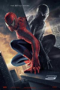 スパイダーマン3　US版オリジナルポスター AD・エンボス・光沢仕様・A