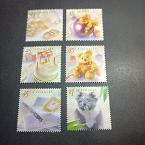 ★ オーストラリア　未使用 切手　1993〜2003年？ 6種完？ ★並以上かと思います。