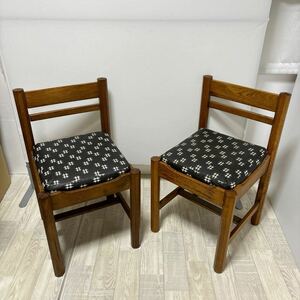 昭和レトロ ビンテージ ダイニングチェア 木製椅子 木製 ヴィンテージ 椅子 レトロ 中古 カフェ　イス 