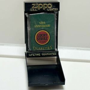 ZIPPO ジッポ ライター LUCKY STRIKE ラッキーストライク 125th ANNIVERSARY 125周年記念 煙草 タバコ ジッポー Zippo 