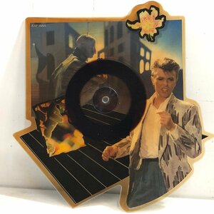 【UKピクチャー盤 変形EP】DAVID BOWIE / LOVING THE ALIEN cw DON'T LOOK DOWN / デヴィッド・ボウイ EMI EAP195B ▲