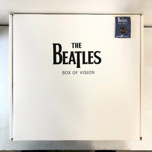 【輸入 CD収納ボックス】THE BEATLES / BOX OF VISION / ザ・ビートルズ コレクターズアイテム LPサイズ200P豪華ブックレット バッジ付▲店