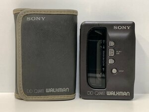 【ジャンク】SONY WM-DD9＜通電可・再生不可＞ソニー DD QUARTZ WALKMAN ケース付き ウォークマン MADE IN JAPAN □