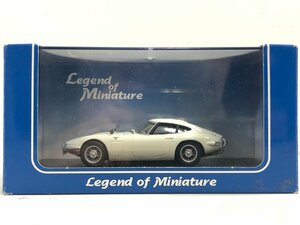 【ミニカー】三ツ星 1/43 トヨタ 2000GT ホワイト LM-105 / LEGEND OF MINIATURE TOYOTA ▲店