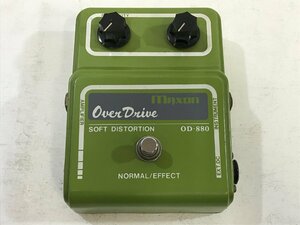 Maxon OD-880 Over Drive 《音出し確認済・スイッチ機能しない》 SOFT DISTORTION MADE IN JAPAN マクソン コンパクトエフェクター ◆