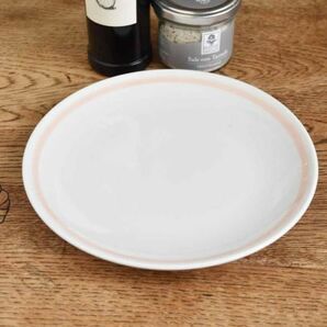5枚セット5枚セット やさしい ピンクライン 小皿 取り皿 豆皿 銘々皿 19ｃｍ 陶磁器 ピーチ ケーキ皿 パン皿 デザート皿 プレートの画像2