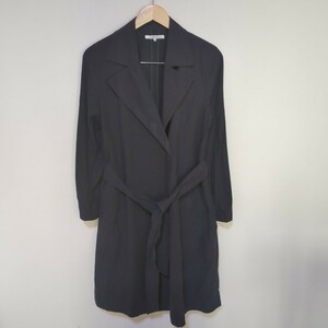 H7020AL JOURNAL STANDARD relume Journal Standard re dragon m size M long coat thin trench coat navy dark blue flax .