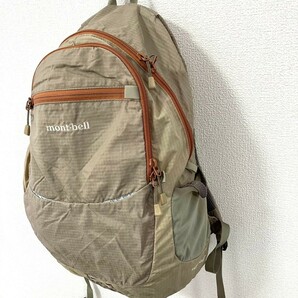 CD635NL mont-bell モンベル KIDS FIELD PACK 18 リュックサック デイパック キッズ 子供用バッグ ベージュ 軽量 ナイロン アウトドアの画像3