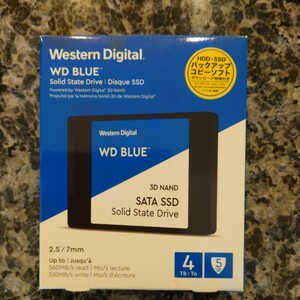 WDS400T2B0A ［WD Blue 3D NAND 2.5インチ 7mm SATA 4TB］