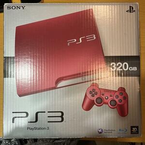 PlayStation 3 (320GB) スカーレット・レッド (CECH-3000BSR)　　本体　中古品 本体　