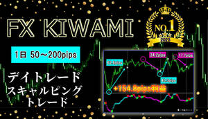 【FX KIWAMI】 1日50～200pipsを刈り取る スキャルピングやデイトレード手法　サインツール シグナルツール 必勝法