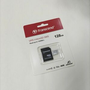 ◆新品　Transcend microSDカード 128GB クラス10 変換アダプタ付 