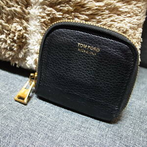  regular goods * Tom Ford coin case change purse . black suit bag purse small articles 
