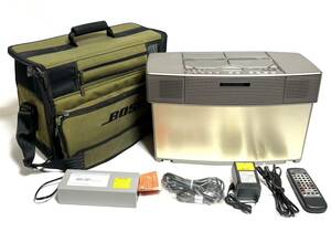 ☆ Бесплатная доставка красота Bose Awm Accoustic Wave Music System CD Stere Tape Case Cash