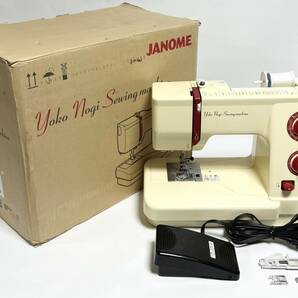 ☆送料無料 美品 JANOME ジャノメ ミシン YN-507 ヨーコ ノギ ソーイングマシーン Yoko Nogi 