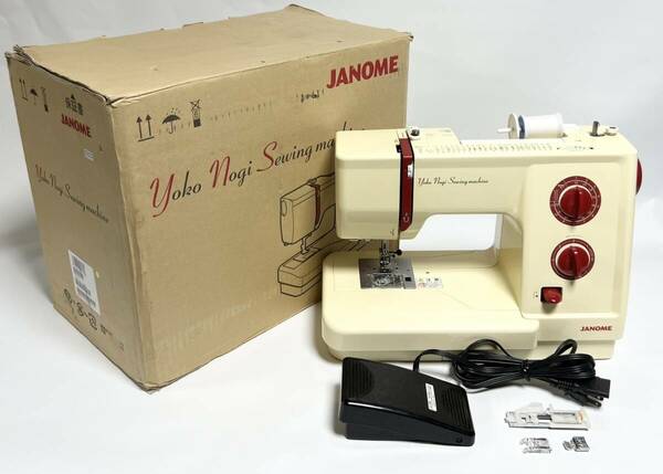 ☆送料無料 美品 JANOME ジャノメ ミシン YN-507 ヨーコ ノギ ソーイングマシーン Yoko Nogi 