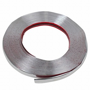 [ width 18mm length 15m] plating lmolding both sides tape attaching plating silver molding protector door molding scratch prevention protection 5m 10m