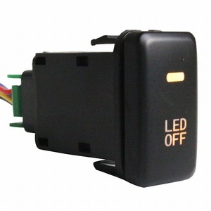 トヨタBタイプ ステラカスタム LA100/110F H23.5～ LED：アンバー/琥珀 ON/OFFスイッチ USBスイッチホールカバー 電源スイッチ