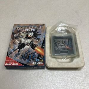 [GG Game Gear robocop 3 ROBOCOP 3 rare rare acclaim Japan box attaching ]