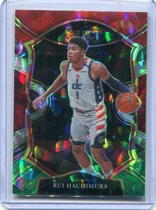 2020-21 Panini Select Red White Green Cracked Ice Prizm 13 Concourse Rui Hachimura 八村塁