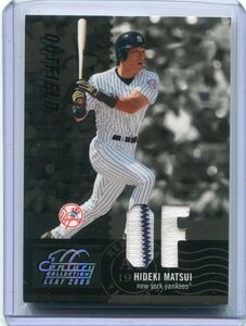 2005 Leaf Century Collection Materials Die-Cut Position 55 Jersey Hideki Matsui 松井秀喜 ジャージ カード 250枚限定