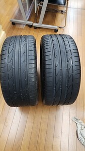 w222 ベンツ　Sクラス　ブリヂストン　タイヤ　　純正取り外し品　potenza　ポテンザ　275/40R19　後輪用２本セット　