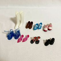 ジェニー/バービー /リカちゃん　人形用 靴 シューズ サンダル　スニーカー　ブーツ　8種　1/6_画像1