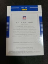 BILLY WILLIAMS 2020 Panini National Treasures autograph auto 1/1 one of one S-BW HOF_画像2