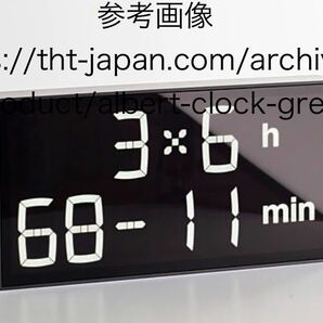 雑貨 時計 THT Japan アルバートクロック AC-01 グレー 新古品 未使用 廃盤 ALBERT CLOCK Grey デジタル 計算式 おもしろ家電 インテリア