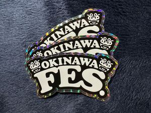 沖縄フェス　OKINAWA FES ステッカーシール　3枚