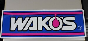 送料340円～　WAKO'S　ワコーズ　ステッカー　特大サイズ　410X145ｍｍ