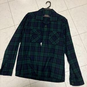 PENDLETON/ペンドルトン ウールシャツ ブラックウォッチ M 日本製 美品