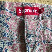 Supreme.シュプリーム　WORK PANT KHAKI FLORAL CARD 花柄 カーキ　フローラルカード　ロゴパンツ_画像5