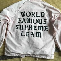 Supreme シュプリーム　コーチジャケット 美品　WORLD FAMOUS COACHES JACKETロゴプリント　20SS 最終価格　ワールド　フェイマス_画像1