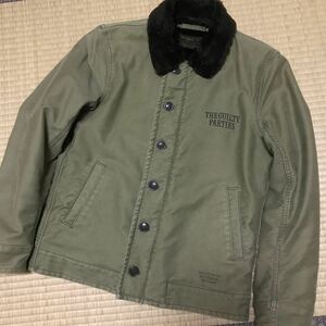 WACKOMARIA ワコマリア　N-1 デッキ　ジャケット カーキ　Mサイズ　美品　ミリタリー ジャケットDECK JACKET