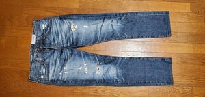 【古着・売切】AG-ED DENIM/ジーンズ/ダメージデニム/AG/アメリカ製/スリムストレート/ デニムパンツ/エージージーンズ