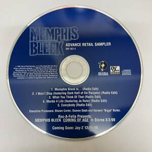 裸57 HIPHOP,R&B MEMPHIS BLEEK ADVENCE RETAIL SAMPLER シングル CD 中古品