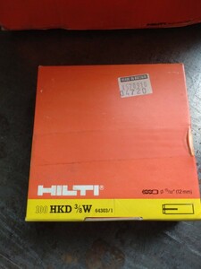 未使用 HILTI アンカー HKD W3/8×40 (ワケあり） （1箱100個） 10箱セット　1000個　ハンマードリル
