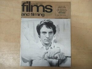 ◇K7655 雑誌-29「films and filming 1968年12月 Volume 15 No.3」テレンス・スタンプ イエジー・スコリモフスキ など 映画雑誌