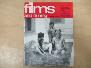 ◇K7633 雑誌-6「films and filming 1969年11月 Volume 16 No.2」フェリーニ サテリコン 映画雑誌　