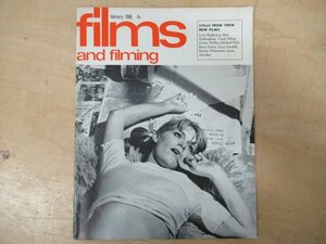 ◇K7638 雑誌-11「films and filming 1968年2月 Volume 15 No.5」リン・レッドグレイヴ リタ・トゥシンハム など 映画雑誌　
