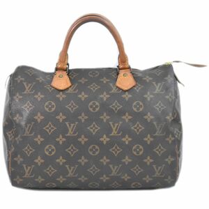 本物 ルイヴィトン LOUIS VUITTON LV 旧型 スピーディ 30 モノグラム ミニボストンバッグ ハンドバッグ ブラウン M41526