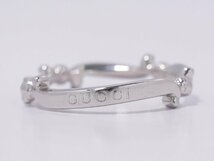 本物 グッチ GUCCI ダイヤモンド Pt950 リング 指輪 10 9.5号 プラチナ_画像3